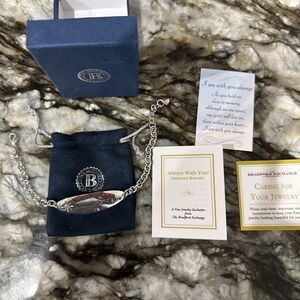 “ Always With You” Diamond & Silver Bradford Exchange Bracelet